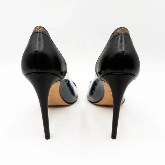 Louis Vuitton LV Monogram Call Back Heels Pumps EU 39.5 US 9.5 - Picture 7 of 12